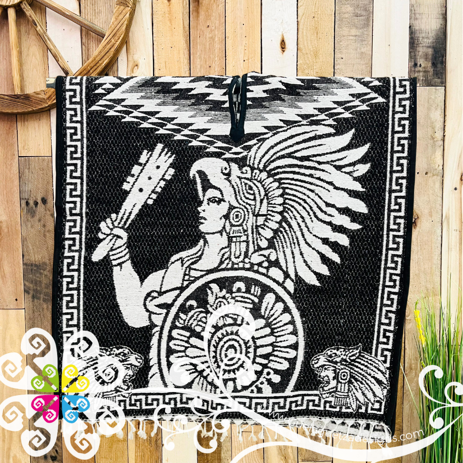 Warrior Gaban - Men Poncho with Hoodie