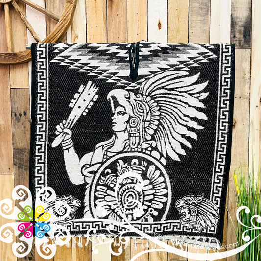 Warrior Gaban - Men Poncho with Hoodie