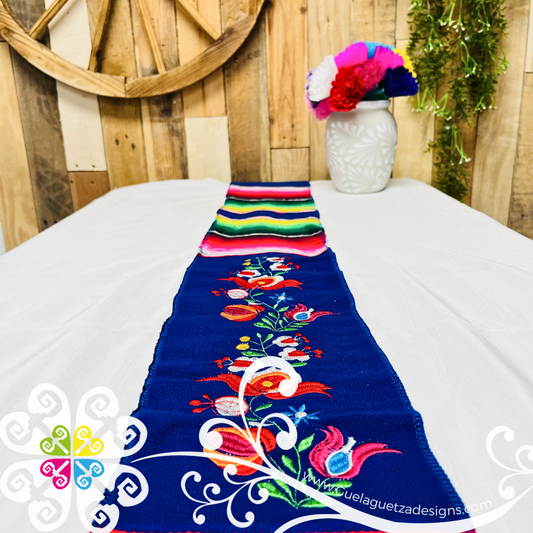Floreado Sarape Table Runner - Home Decor