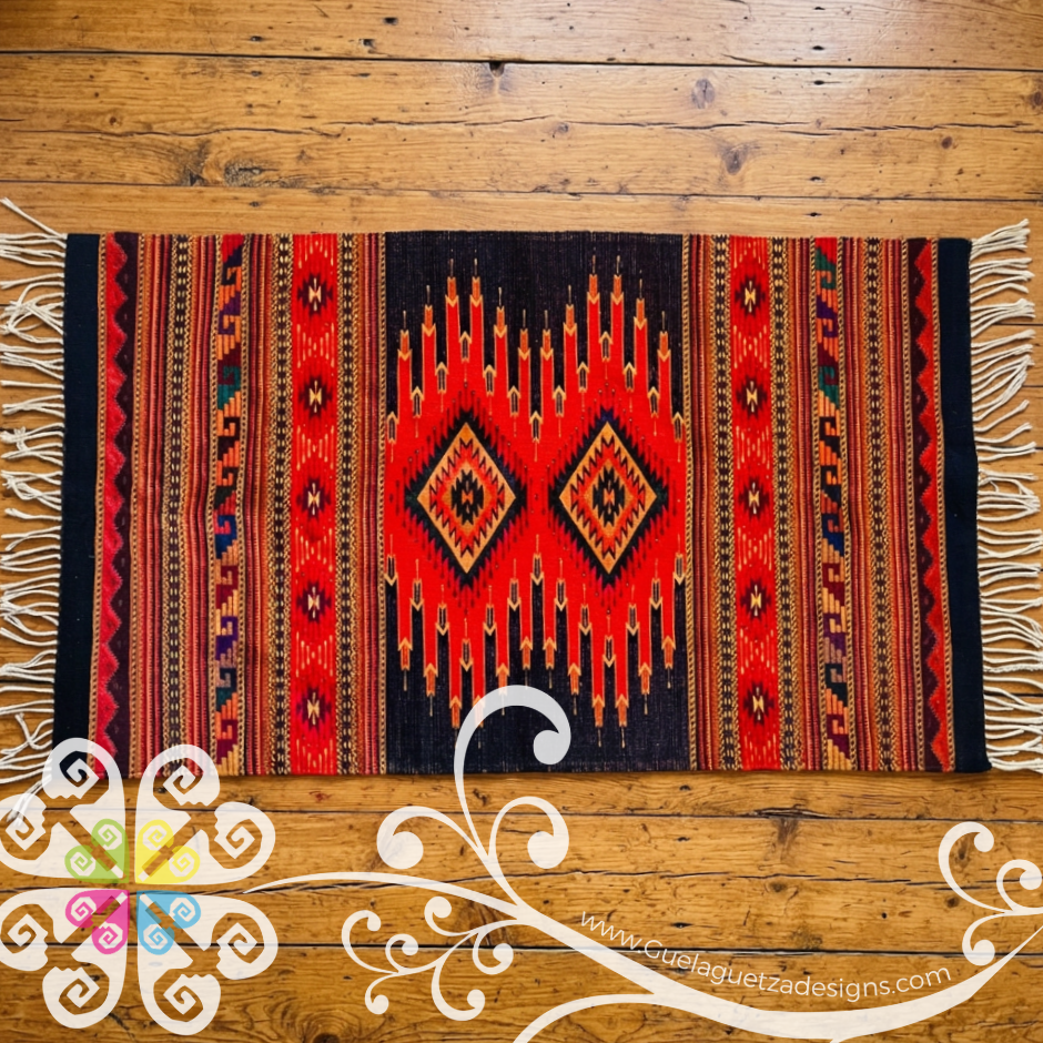 Diamante y Grecas Extra Large Rug - 220 x 130 cm Teotitlan Collection