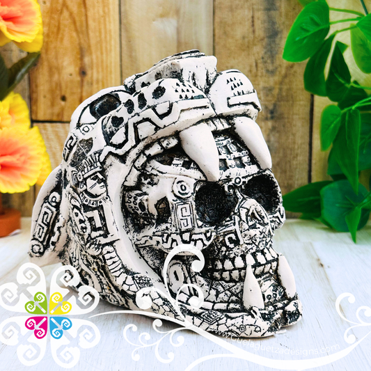 Large Jaguar - Artisan Day of Dead Resin Skull