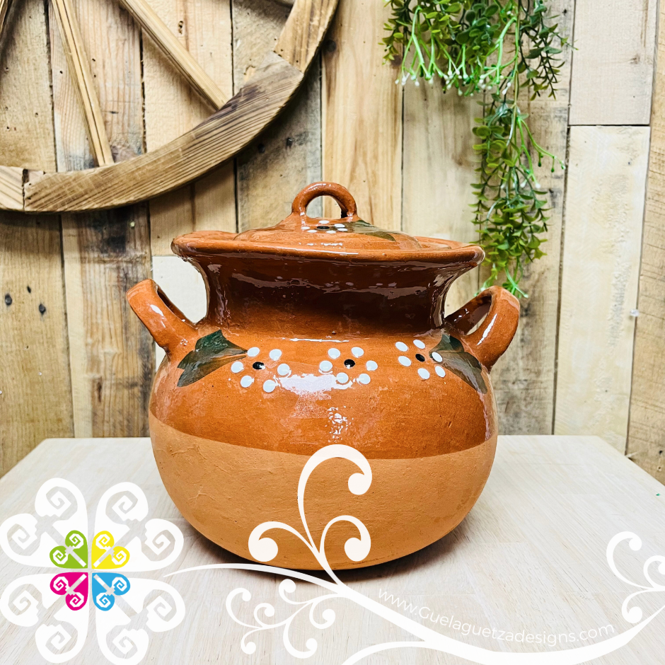 Olla de Barro Bola Decorada