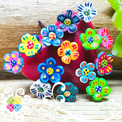 Mini Flower Garden Design Heart - Corazon de la Vida - Barro Cocido