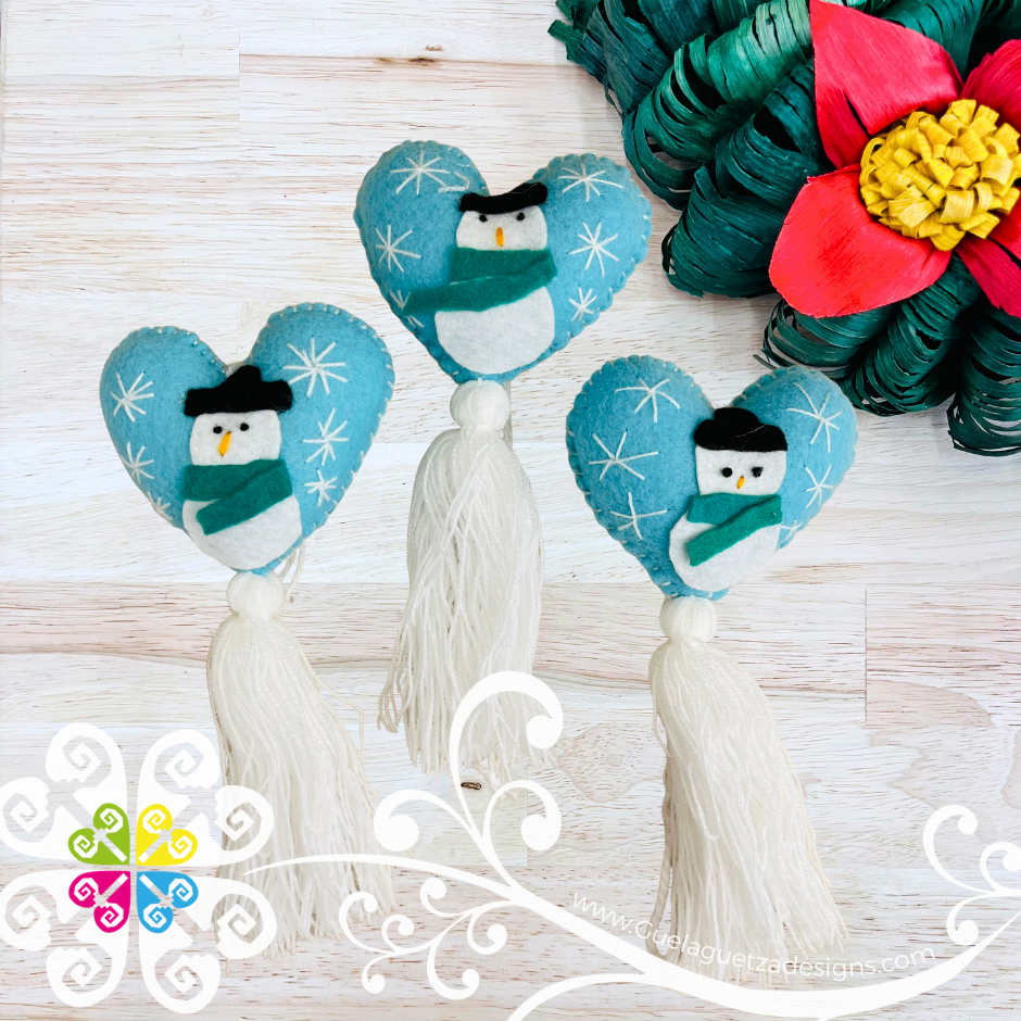 Snowman Pom Pom Sets - Christmas Ornaments