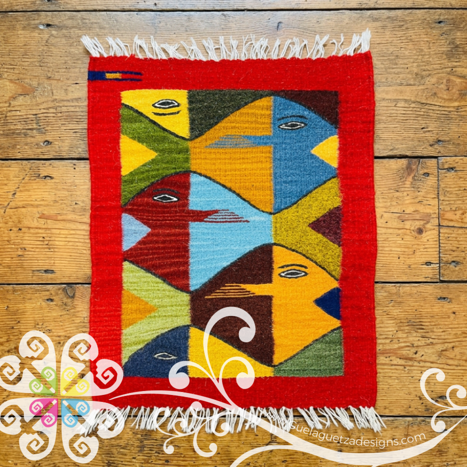 Pescado Rug - 40 x 50 cm Teotitlan Collection