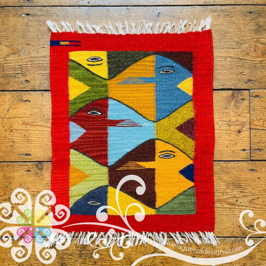 Pescado Rug - 40 x 50 cm Teotitlan Collection