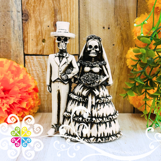 Small Wedding Couple - Day of the Dead Decoration Resin Statue