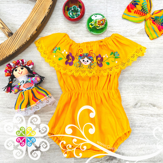 Yellow Traviesa Campesino One Piece - Children Clothing
