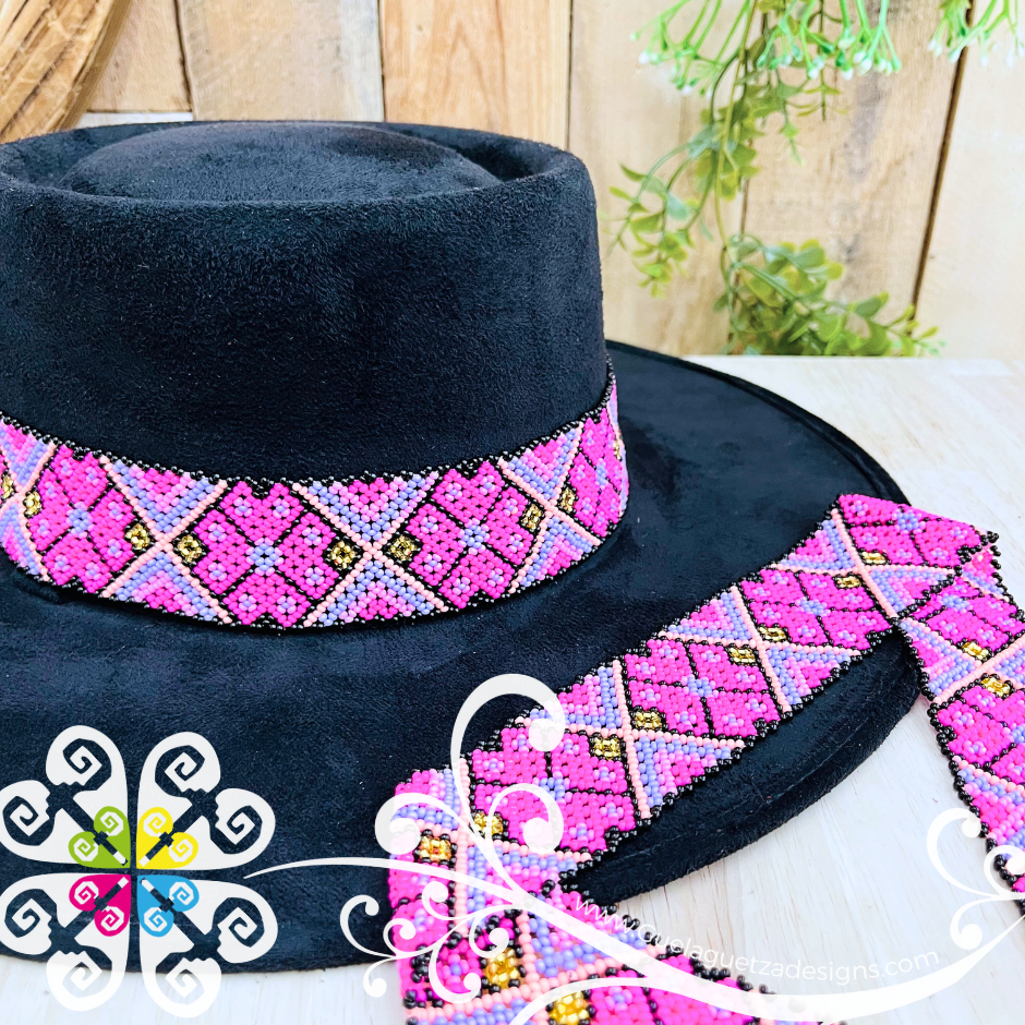 Beaded Toquilla Hat - Hatband