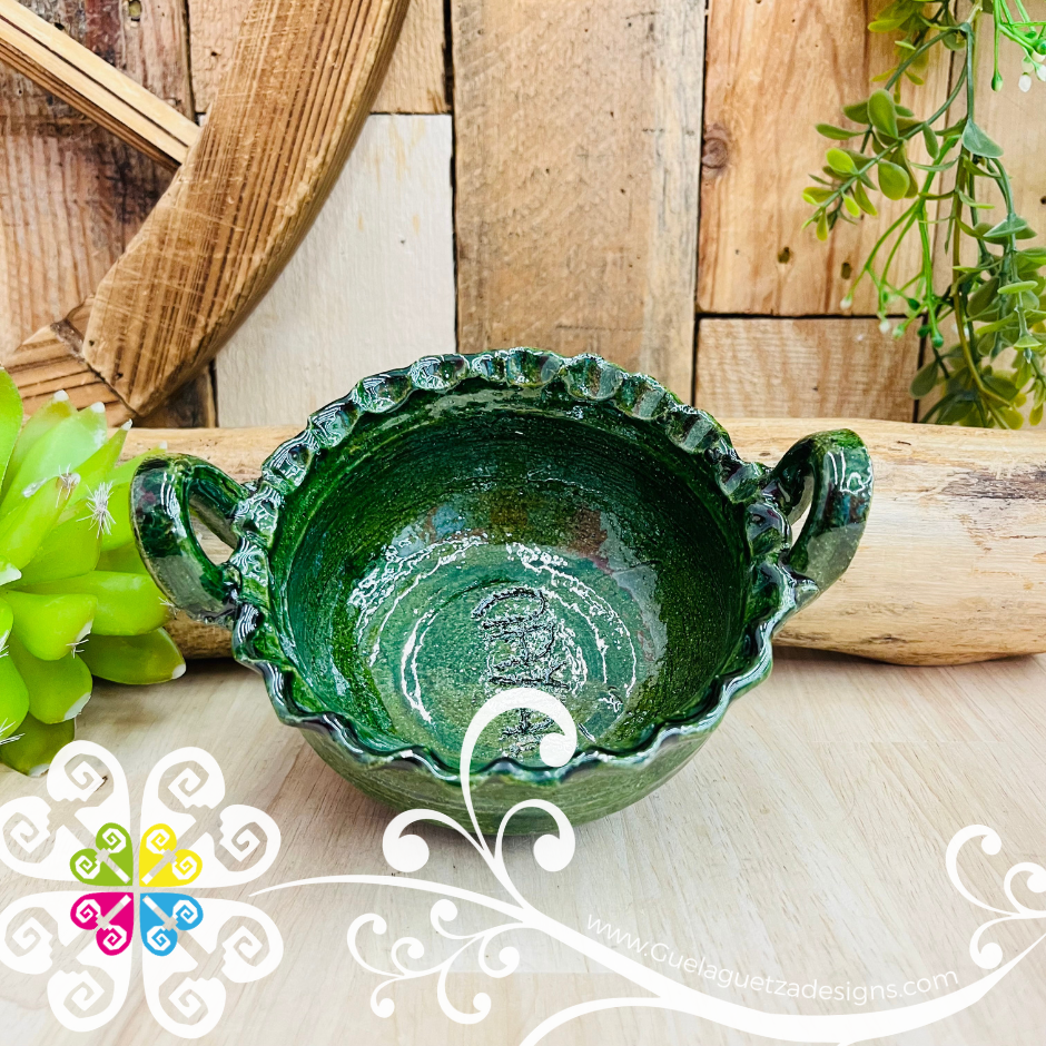 Medium Clay Cazuelita - Barro Vidriado Oaxaca