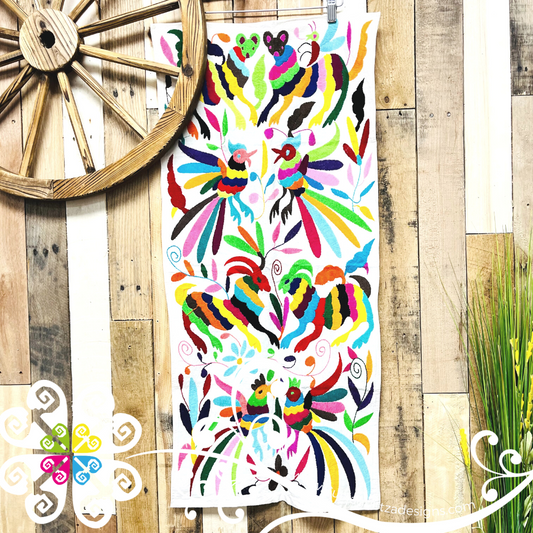 Multicolor Small Otomi Center Piece - Camino de Tenango