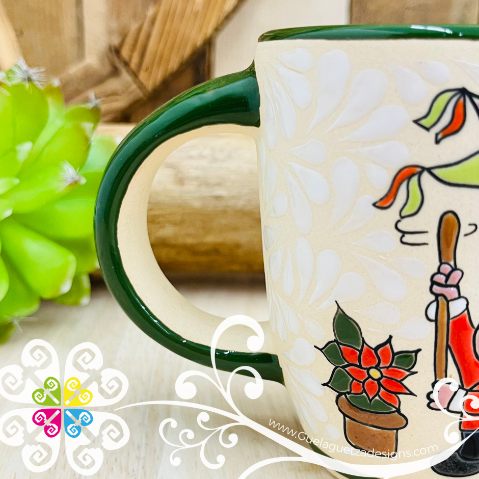 Taza Cono Piñata - Barro Alta Temperatura - Single Clay Mug