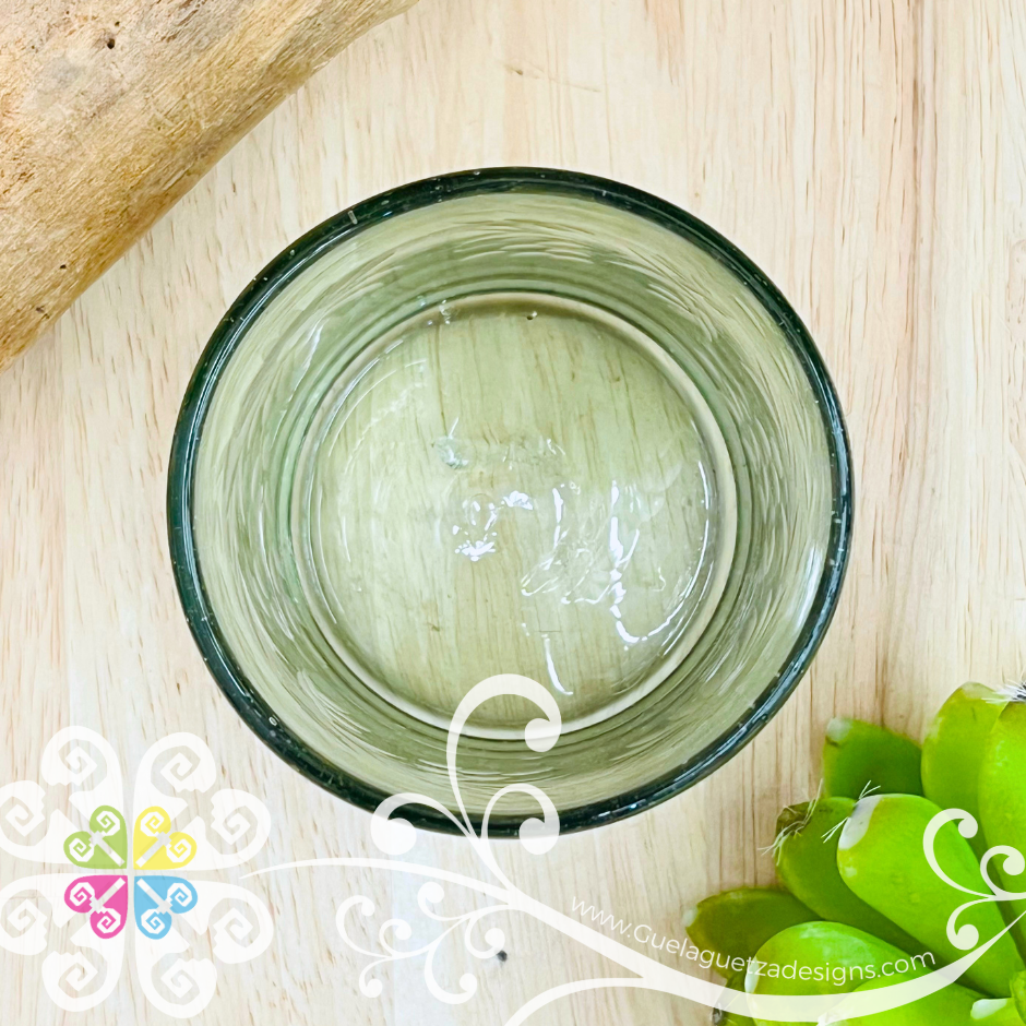 Pepita Grabado Glass Cup - Set of 4 Pcs