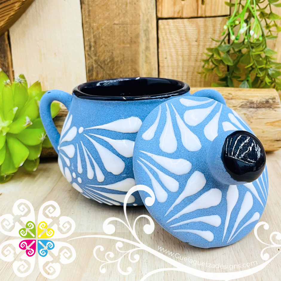 Blue Espiga Sugar Bowl