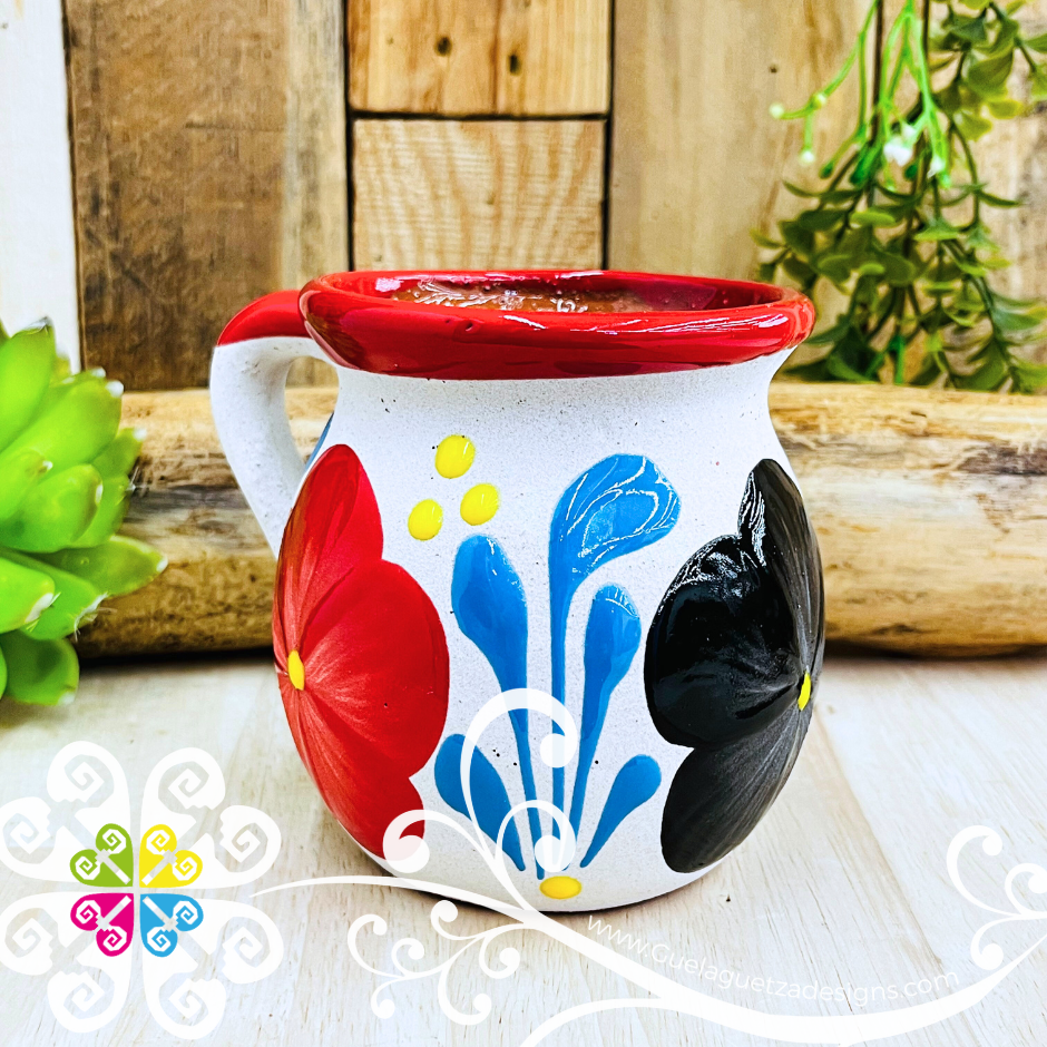 Red Clay Pato Pitcher Set - 4 Mugs