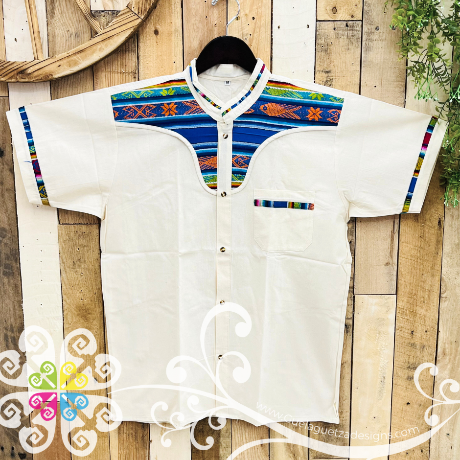 Beige Coralillo Mountain with Buttons Shirt - Men Shirt