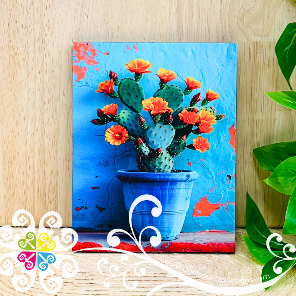 Cuadro Colores Mexicanos Wood Wall Art - Litografia