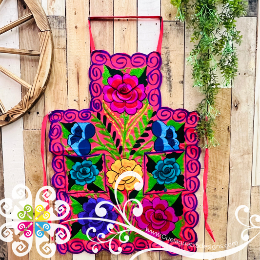 Flores Chiapas Apron - Mandil Artesanal
