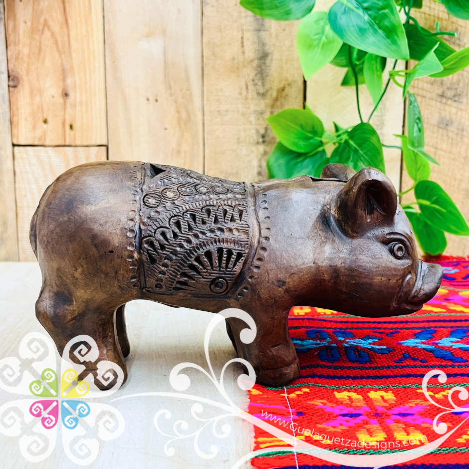 Cute Piggy Figure - Barro Cafe Oaxaca