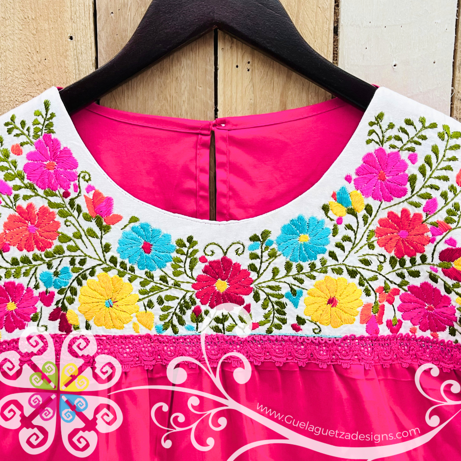 Medium Bata Primaveral - Embroider Women Dress