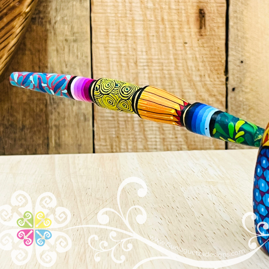 Medium Armadillo Alebrije - Handcarve Wood Decoration Figure