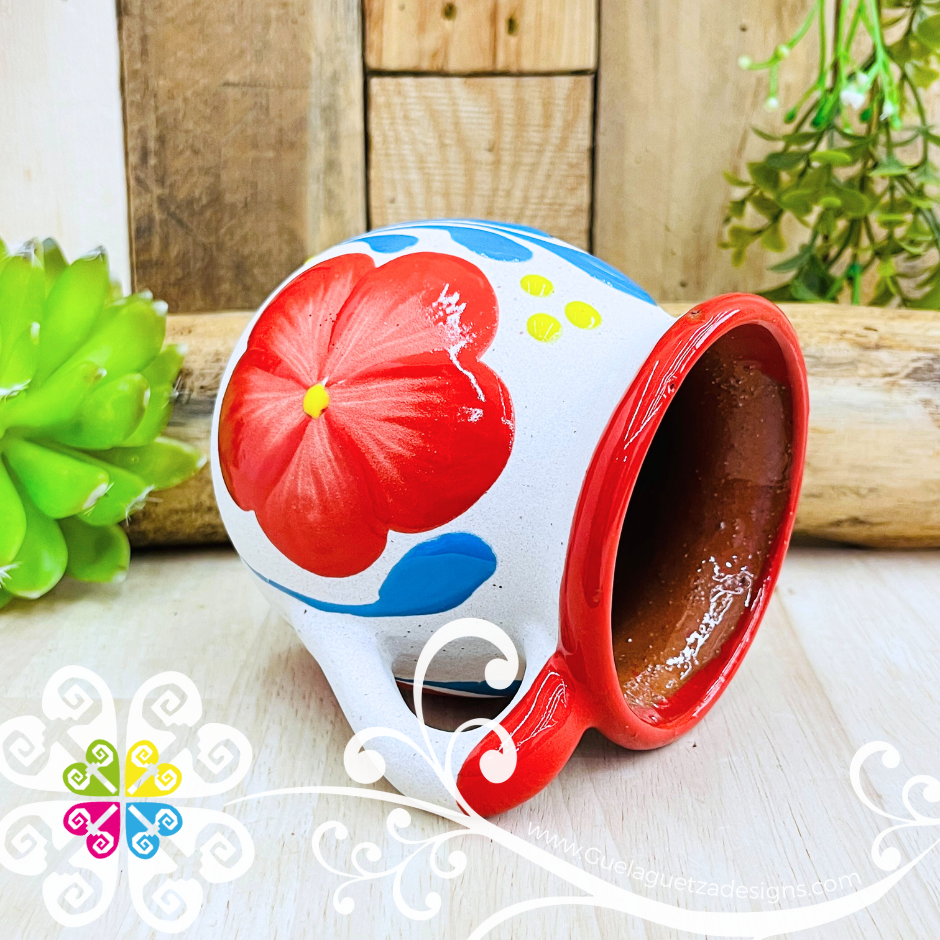 Red Clay Pato Pitcher Set - 4 Mugs