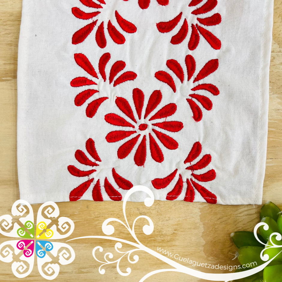 Red Cielito Lindo Table Runner - Mexican Home