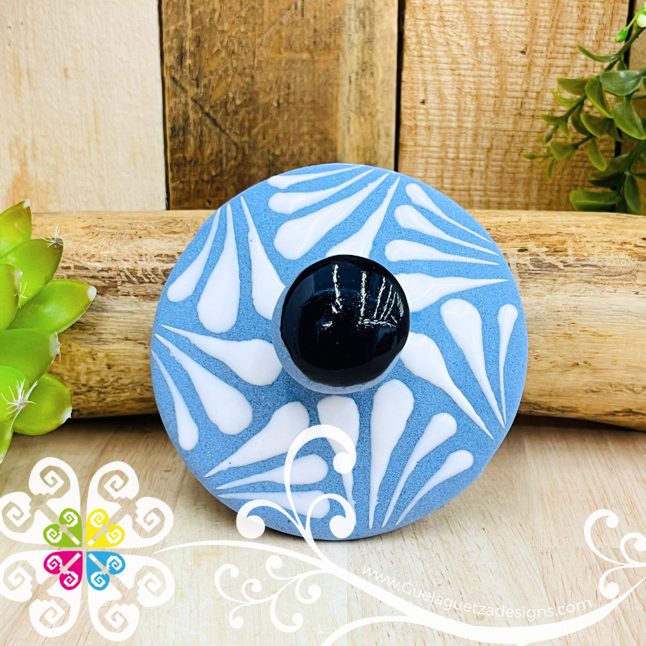 Blue Espiga Sugar Bowl