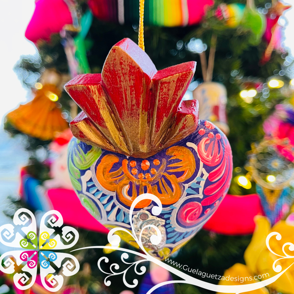 Mini Corazón Pintado - Christmas Ornament