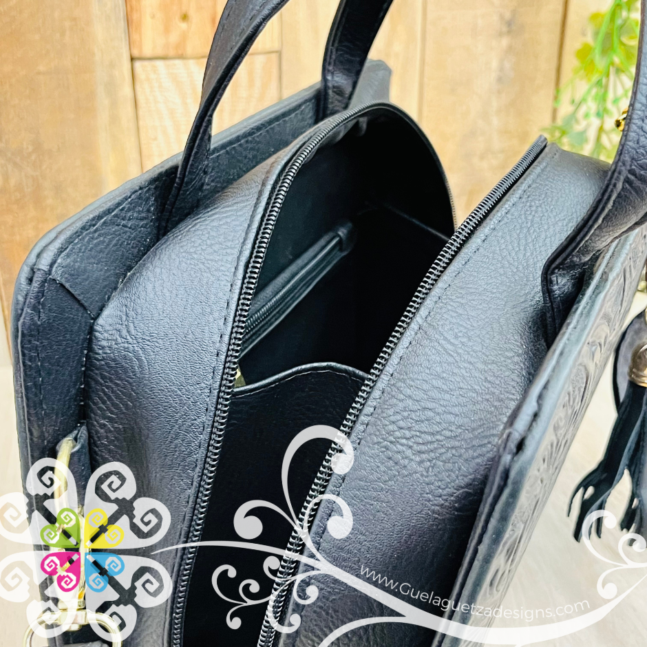 Ximena Leather Purse - Bolsa de piel