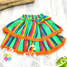 Lime Green Primavera Girl Set - Mexican Children Outfit