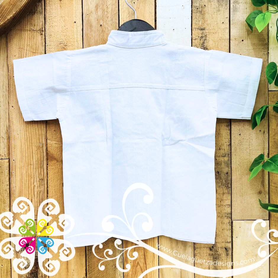 Honey Comb Lace Boy Shirt - Camisa de Niño