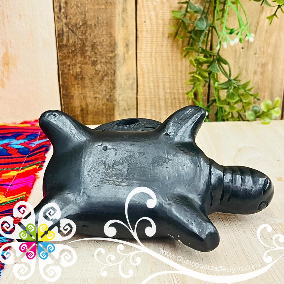 Turtle Jewelry Box - Barro Negro Oaxaca