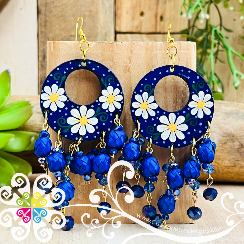 Arracada Gitana Wood Earrings - Palm Earrings