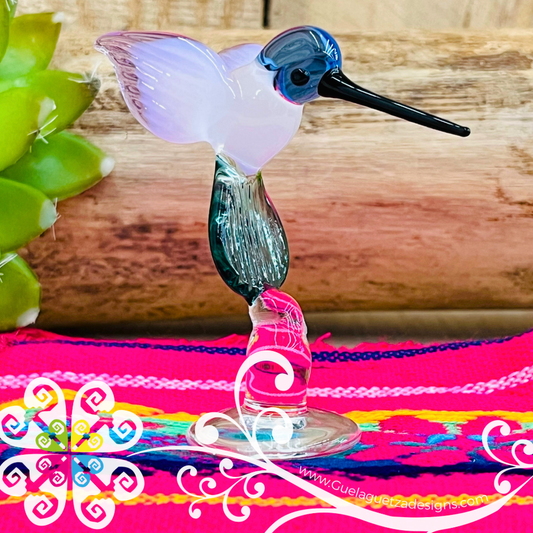 Mini Glass Hummingbird- Vidrio Soplado Trinkets