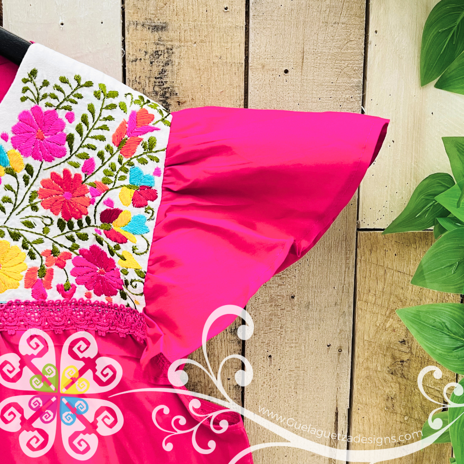 Medium Bata Primaveral - Embroider Women Dress