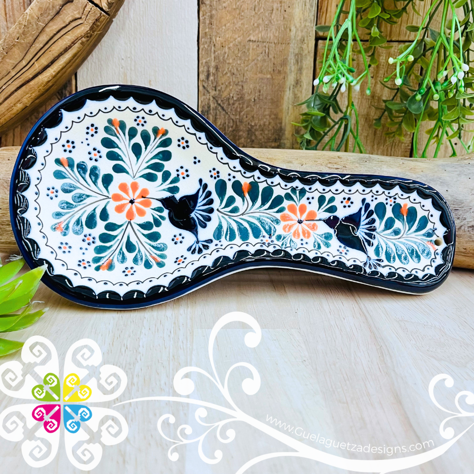Hummingbird Spoon Rest - Barro Alta Temperatura - Spoon Rest