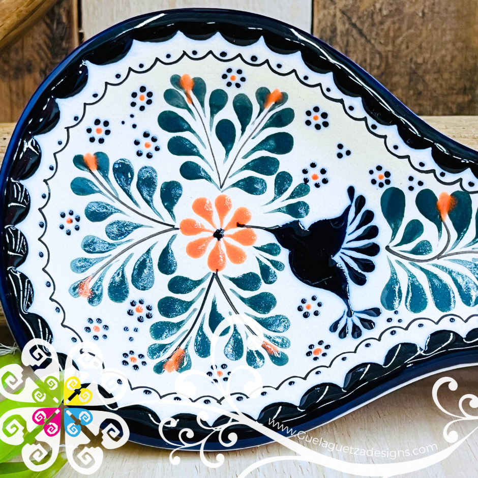 Hummingbird Spoon Rest - Barro Alta Temperatura - Spoon Rest