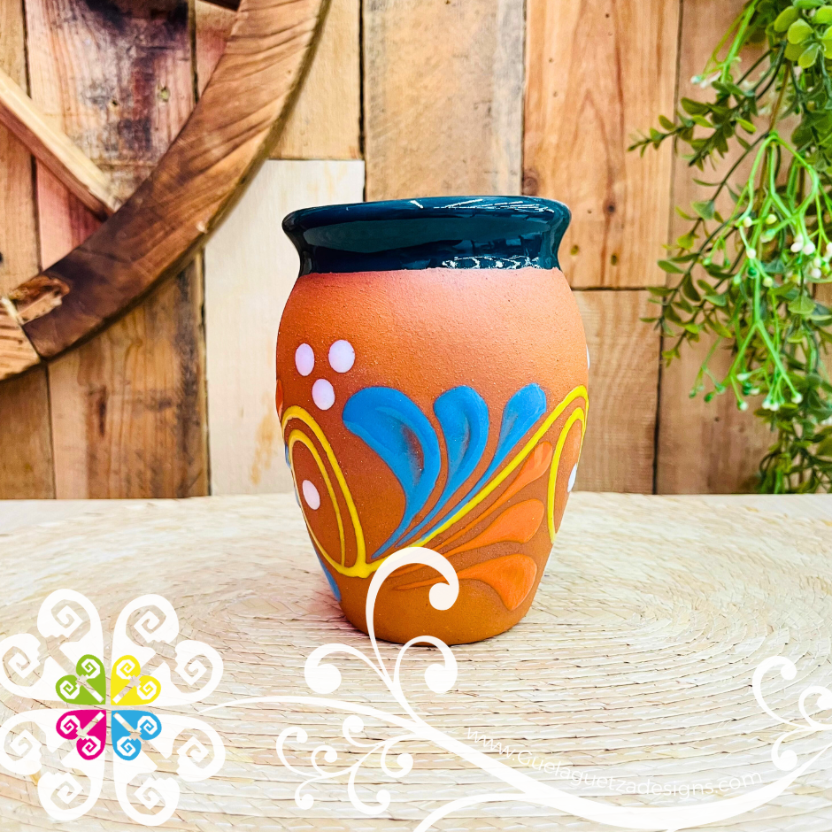 39 - El Nopal Cantarito LoteriaMX - Single Clay Cantarito