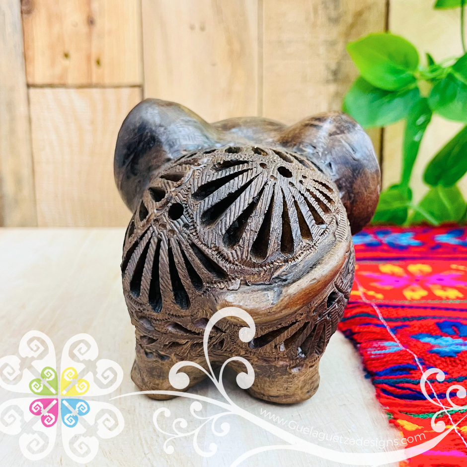 Small Elephant Figure - Barro Cafe Oaxaca
