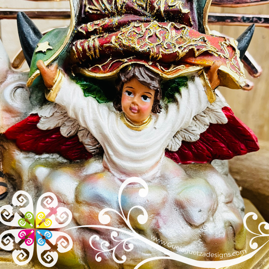 Large Virgen de Guadalupe y Juan Diego Statue