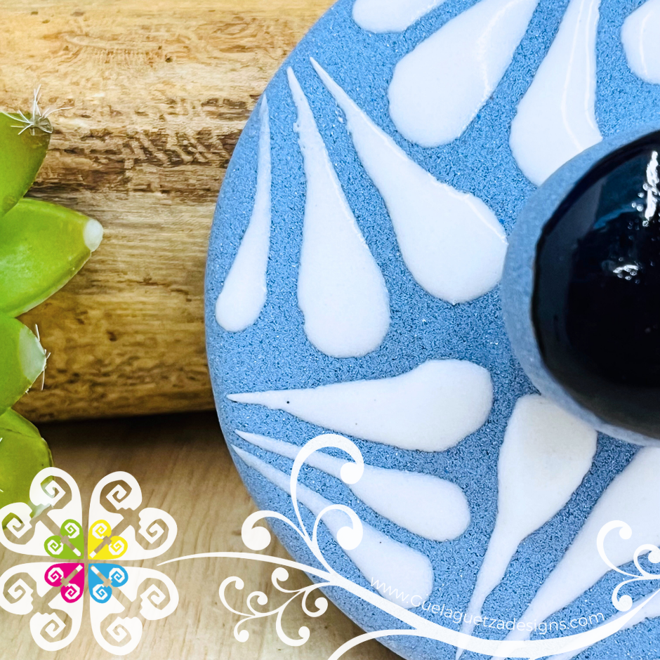 Blue Espiga Sugar Bowl