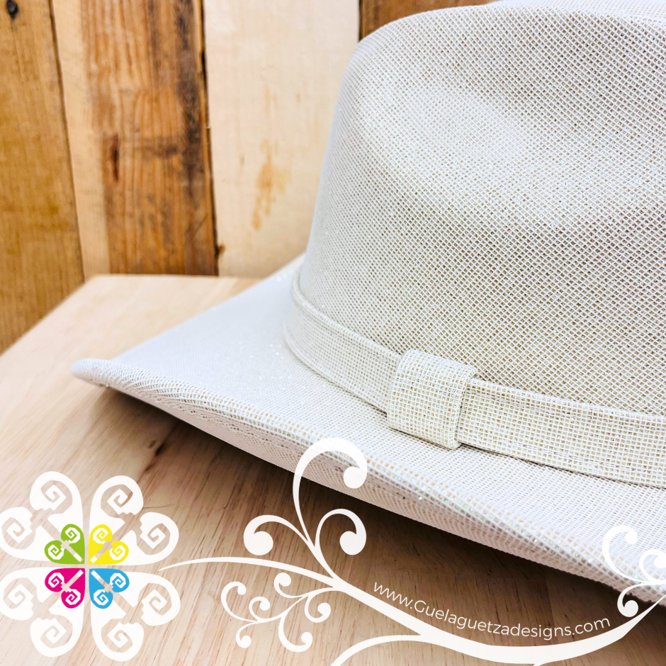 Pearl Glitter Cowboy Hat - Unisex Hat