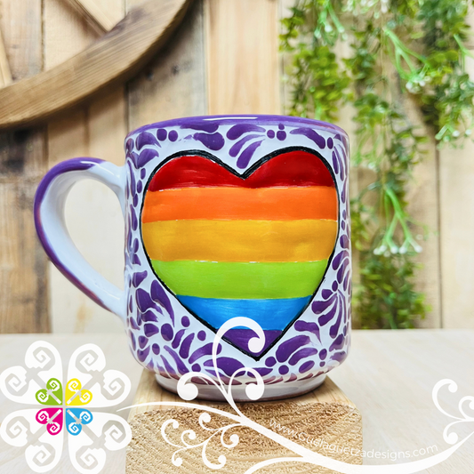 Purple Pride Mug - Talavera Mug