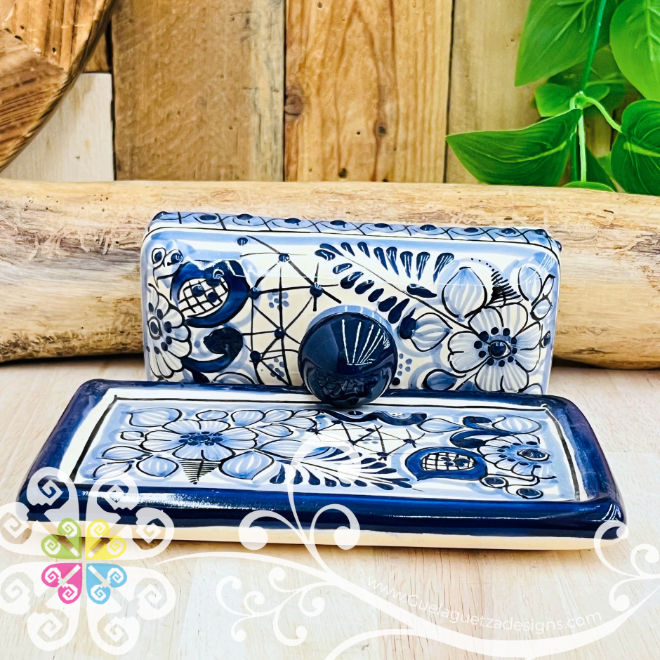 Talavera Butter Dish - Talavera Kitchen