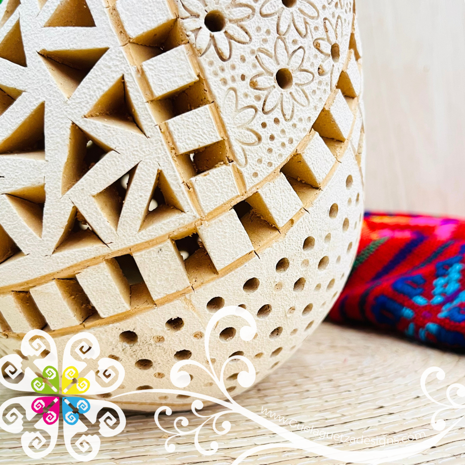 Medium Oval Candle Holder - Barro Atzompa