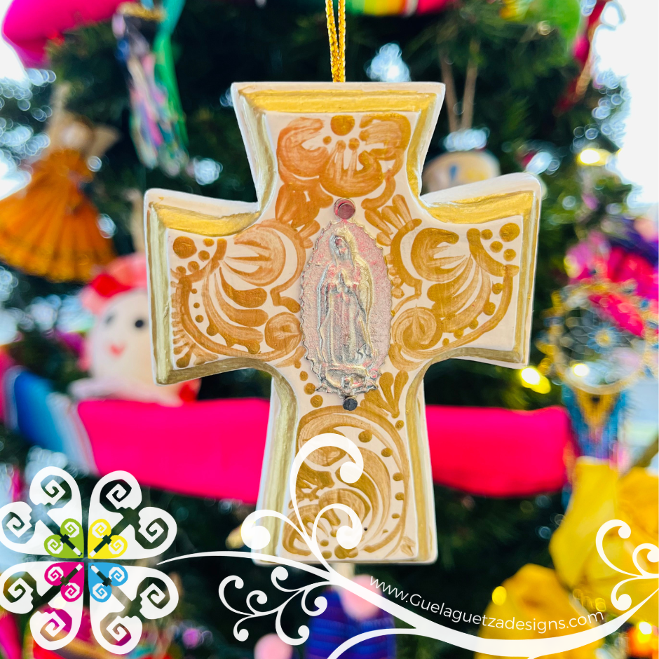 Mini Cruz Pintado - Christmas Ornament