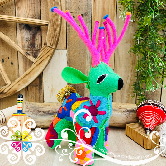 Embroidered Deer - Chiapas Stuffed Animal