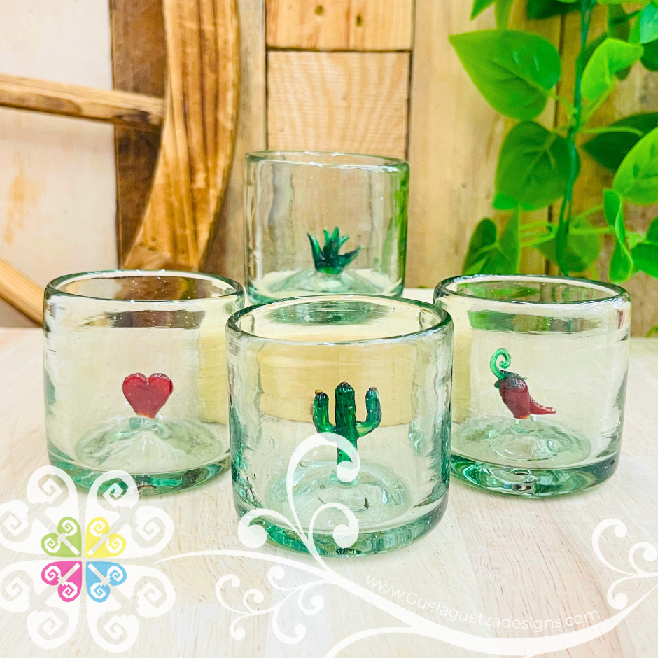 Mezcalero Jalisco  Set of 4 Tequilero Set - Tequila Shot Glasses
