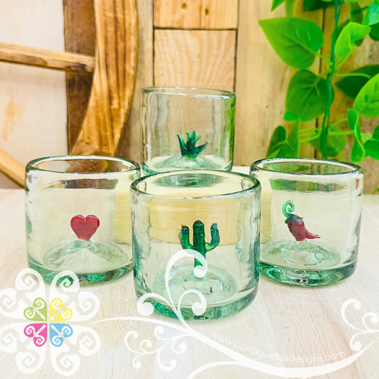 Mezcalero Jalisco  Set of 4 Tequilero Set - Tequila Shot Glasses